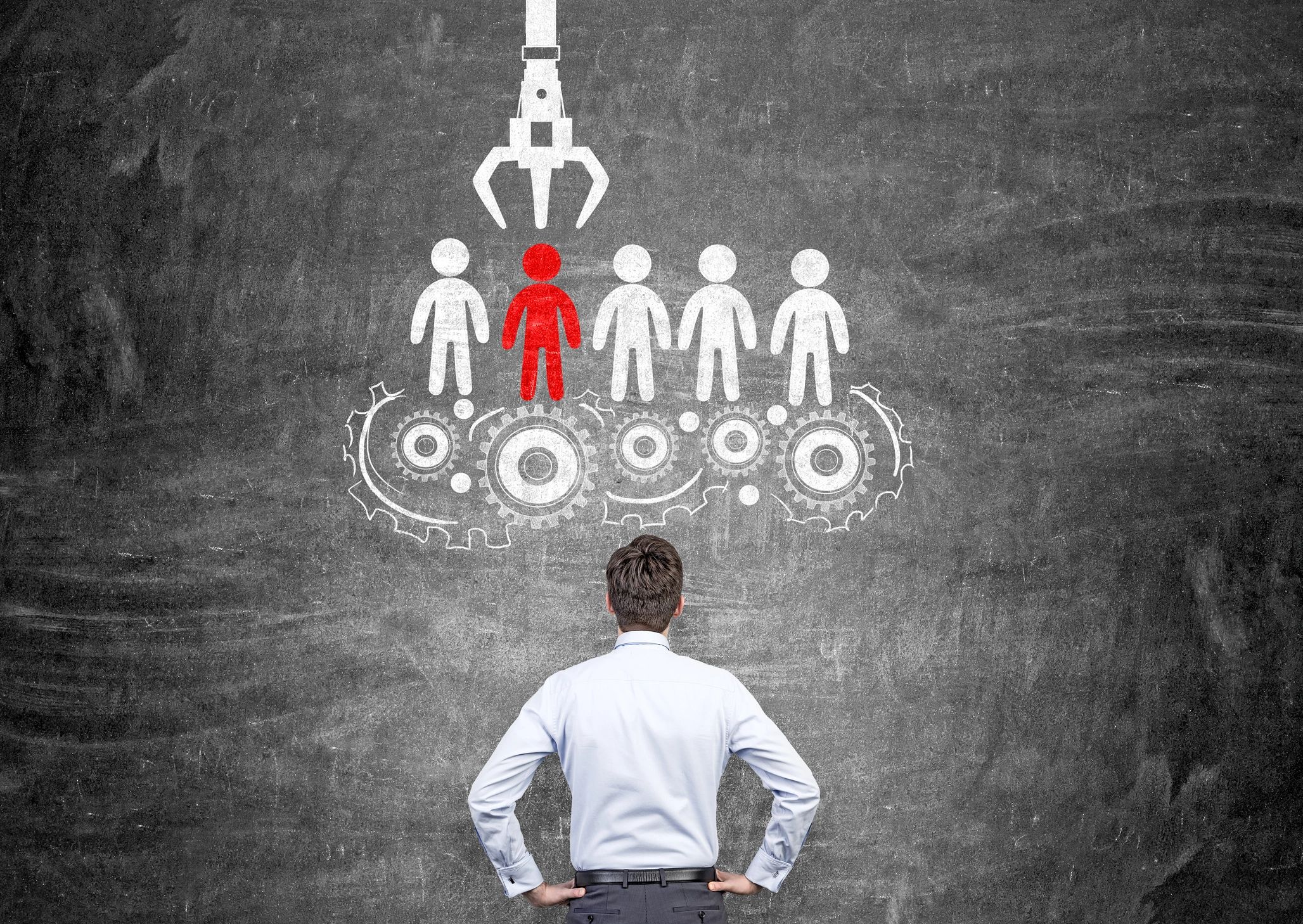 Thoughtful HR concept