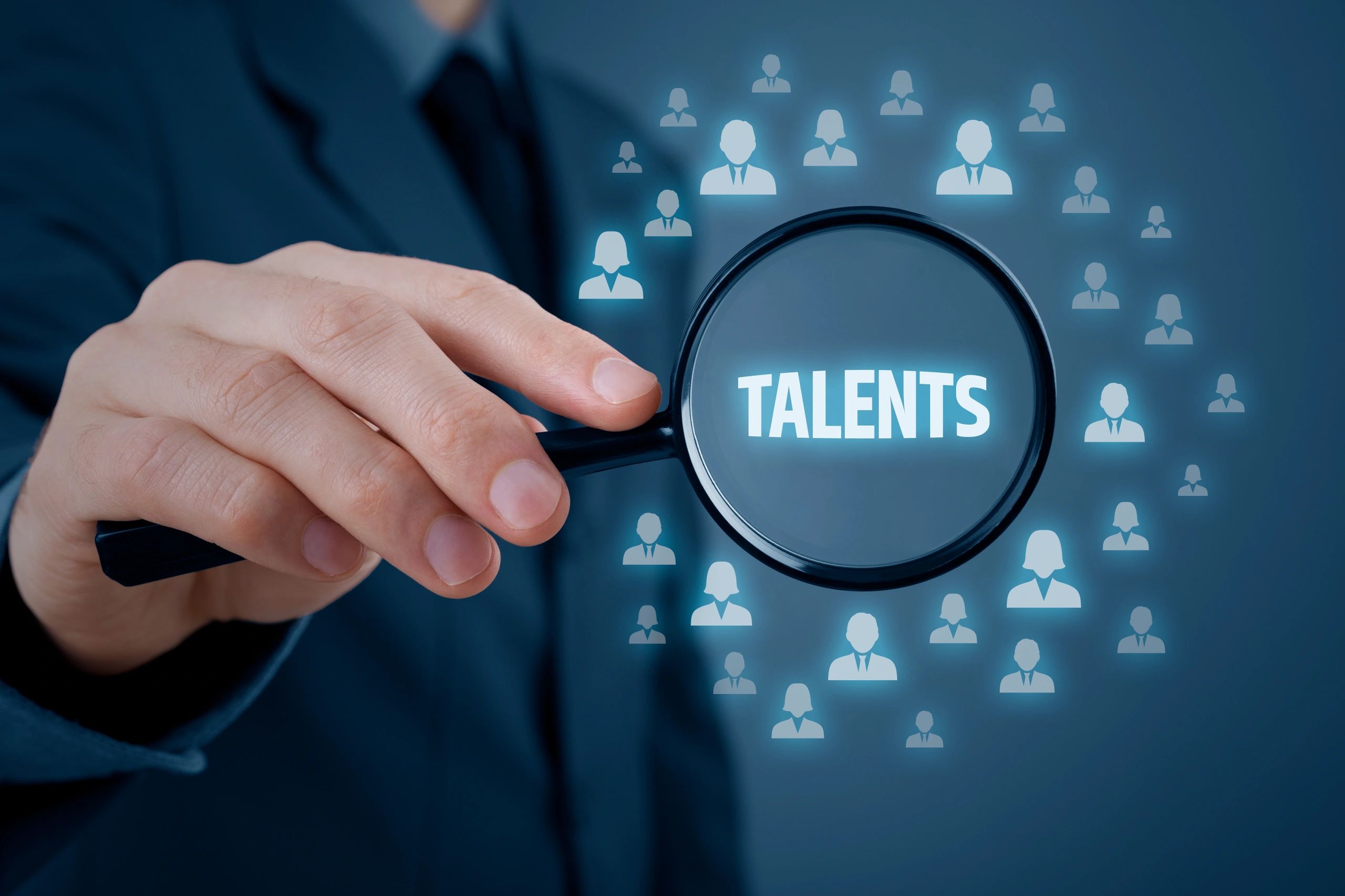 Headhunter searching managers